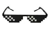 Gafas Pixel Diversion Meme thug life